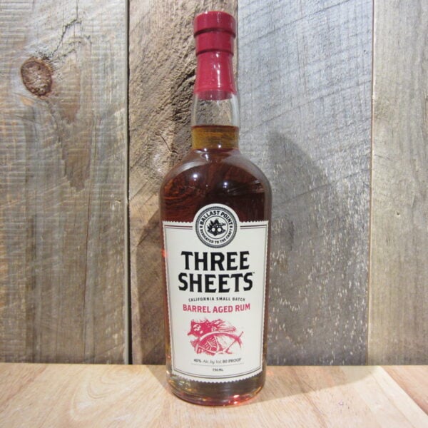 3 SHEETS BARREL AGED RUM 750ML
