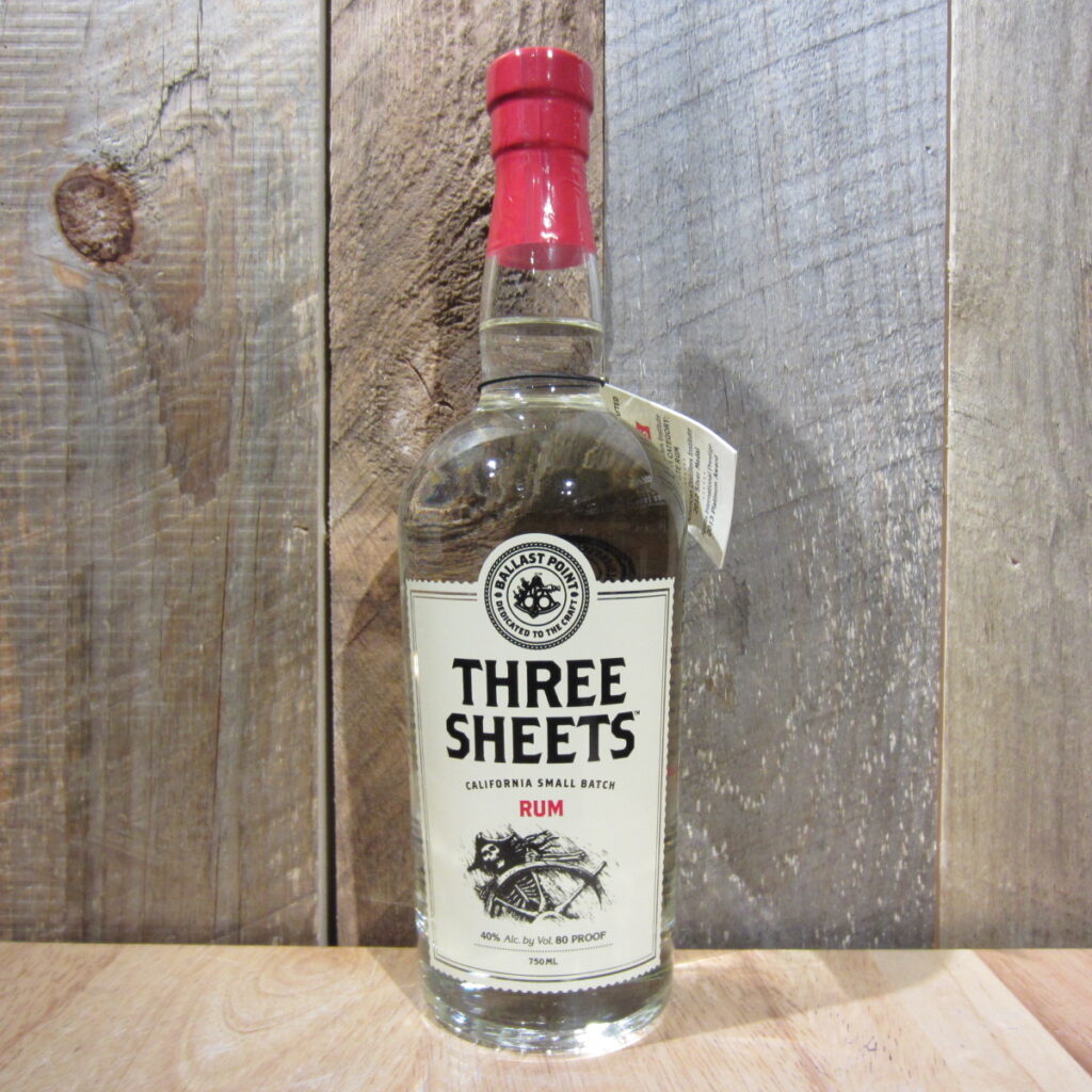 3 SHEETS WHITE RUM 750ML