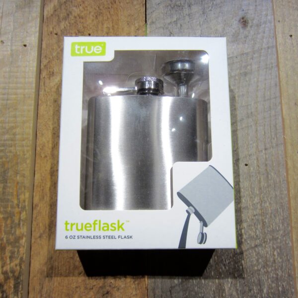 6 oz Stainless Steel Flask With Funnel