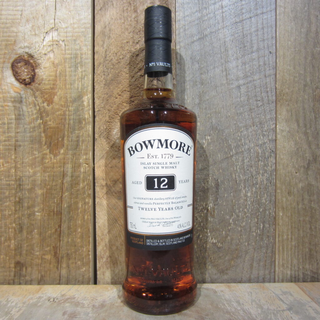 BOWMORE SCOTCH SINGLE MALT 12 YR 750ML 1