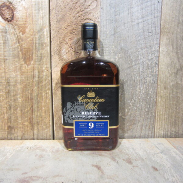 CANADIAN CLUB RESERVE 9 YEAR 750ML