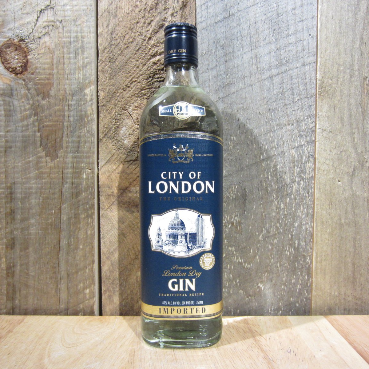 City of London Gin 750ml Oak and Barrel