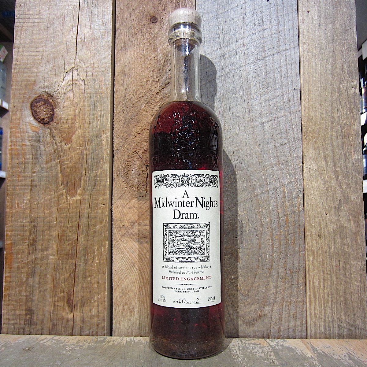 High West A Midwinter Nights Dram Act 10 Scene 2 750ml - Oak and Barrel
