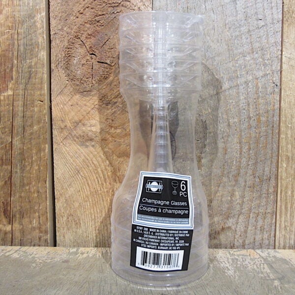 Plastic Champagne Glasses
