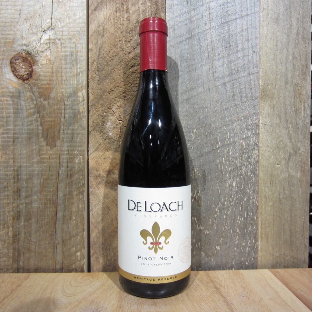 deloach pinot noir heritage rsv 750ml