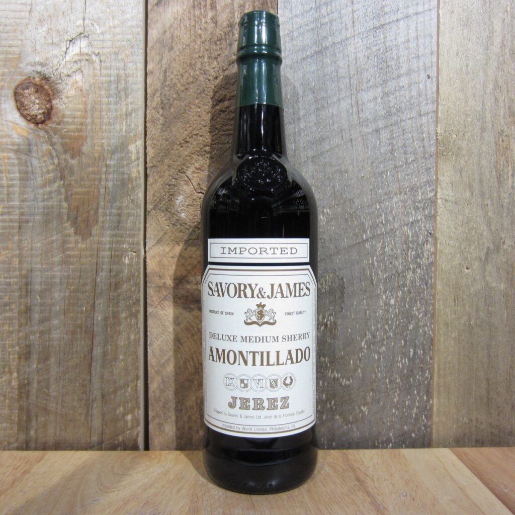 savory james amontillado sherry 750ml