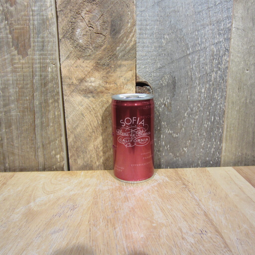 sofia coppola blanc de blanc 187ml can
