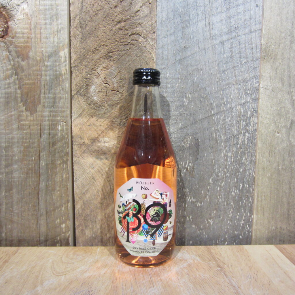 wolffer dry rose cider bottle 355ml