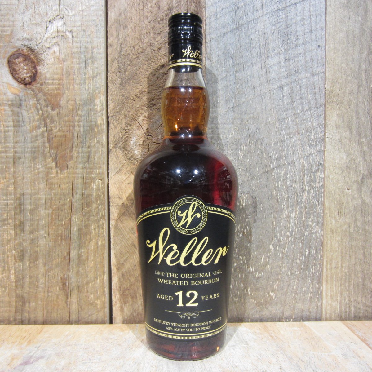 Weller 12 Year Old Bourbon 750ml Oak and Barrel