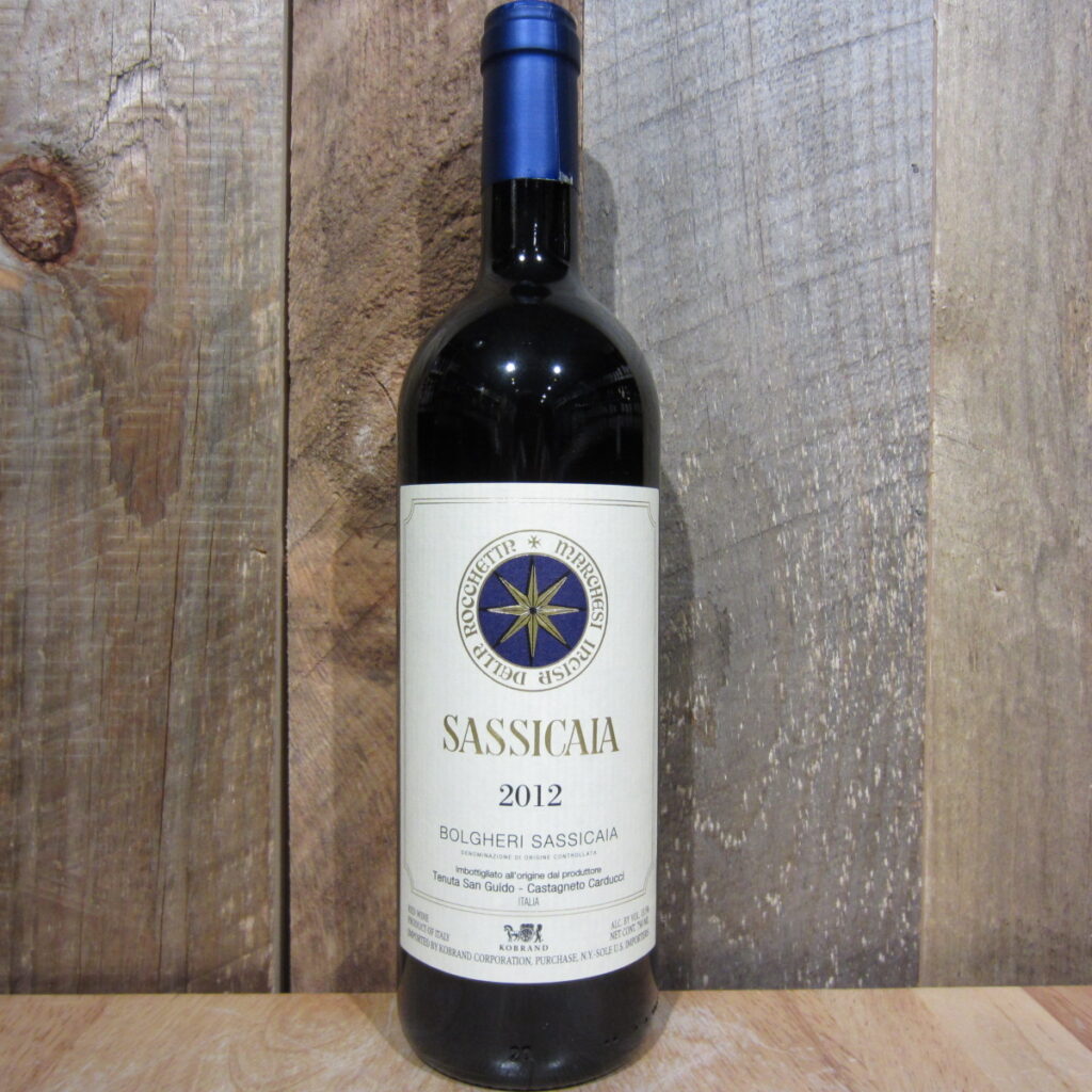 SASSICAIA SAN GUIDO 2012 750ML - Oak and Barrel