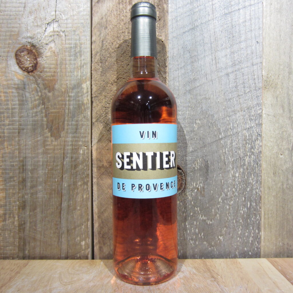 sentier rose coteaux daix en provence