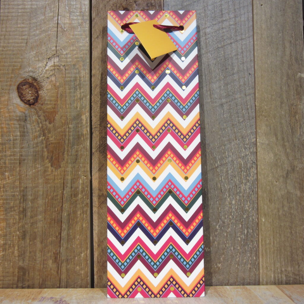 BOHO BRIGHTS CHEVRON GIFT BAG