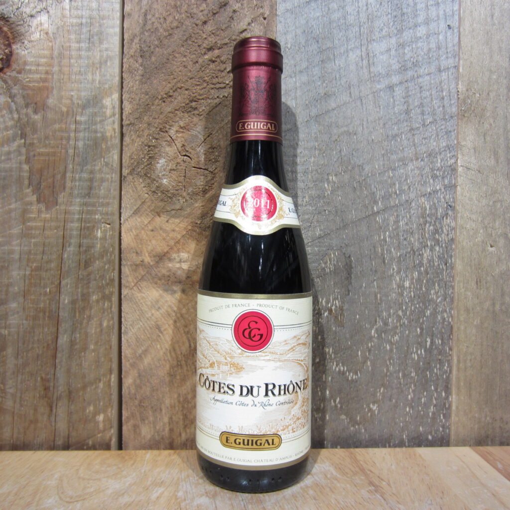 e. guigal cotes du rhone rouge 375ml half size btl