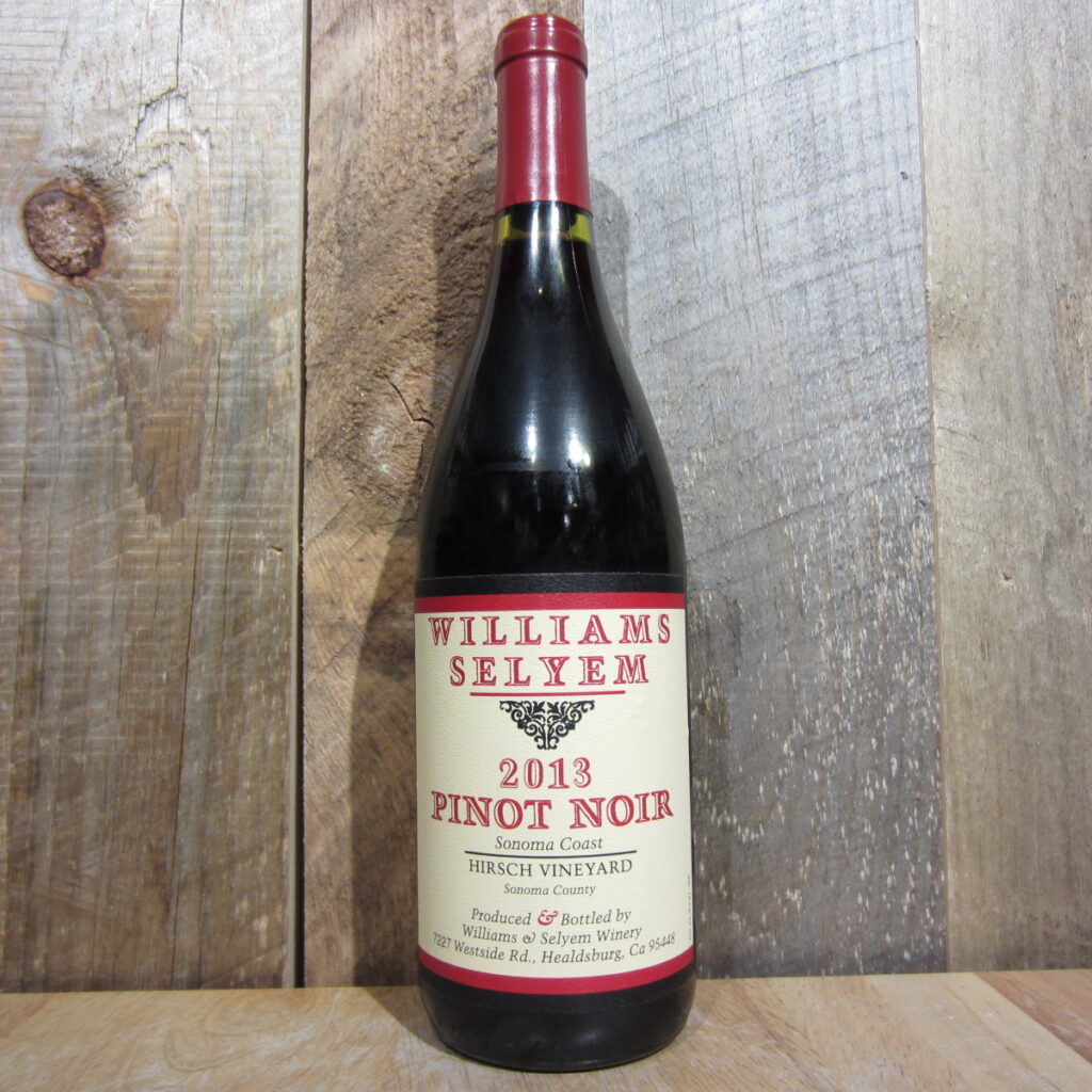 williams selyem pinot noir hirsch vineyard