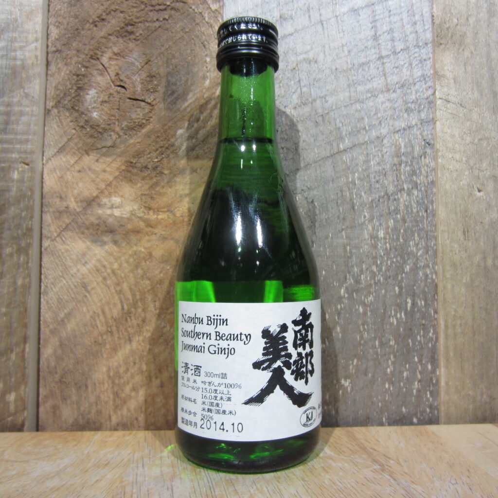 nanbu bijin southern beauty junmai ginjo sake 300ml
