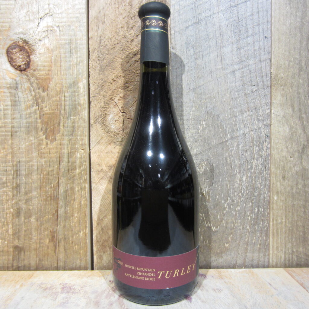 TURLEY RATTLESNAKE RIDGE ZINFANDEL 2016 750ML