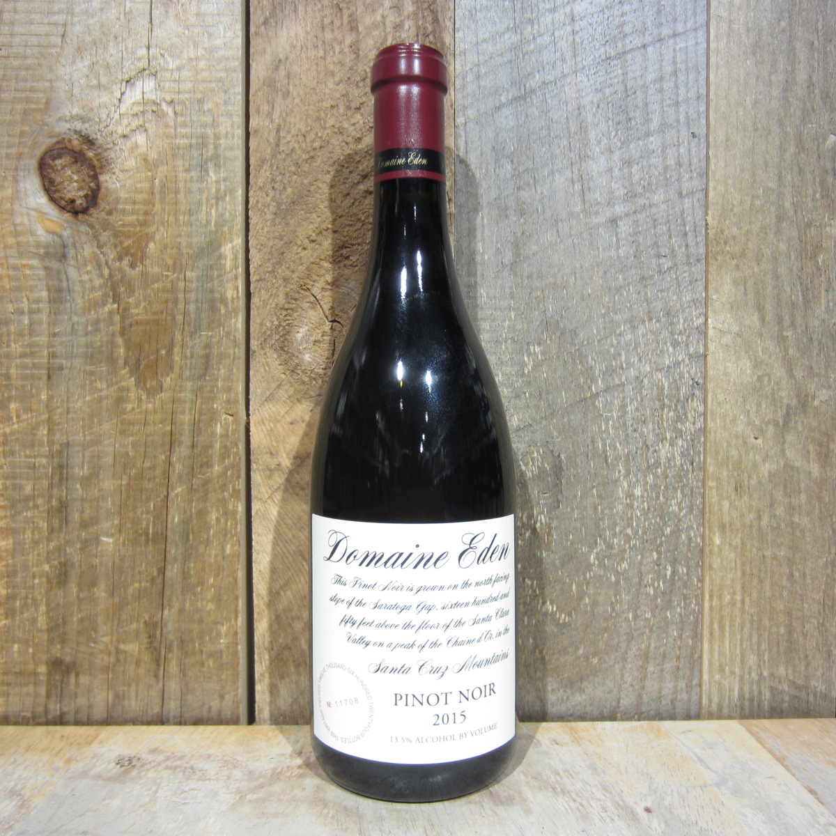 DOMAINE EDEN PINOT NOIR 2017 750ML Oak and Barrel