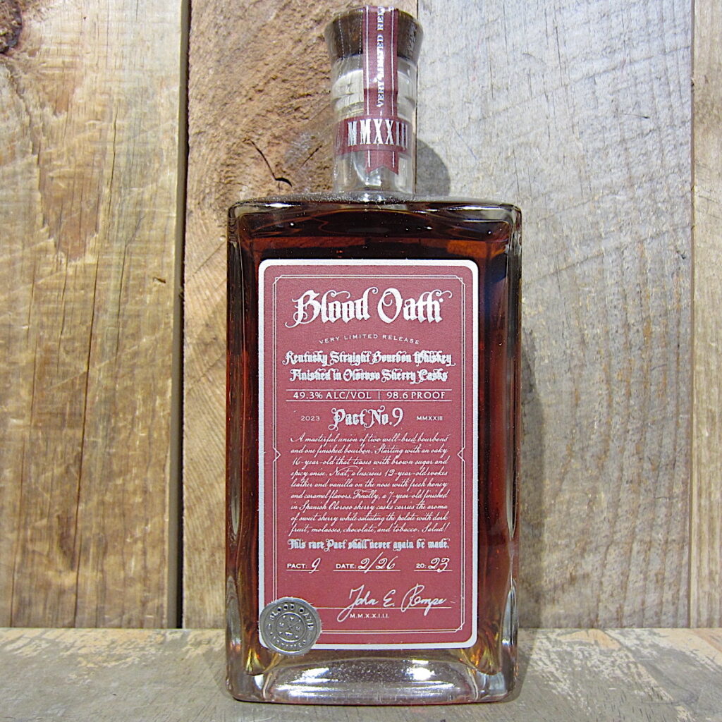 Blood Oath Bourbon Pact Blood Oath Bourbon Pact