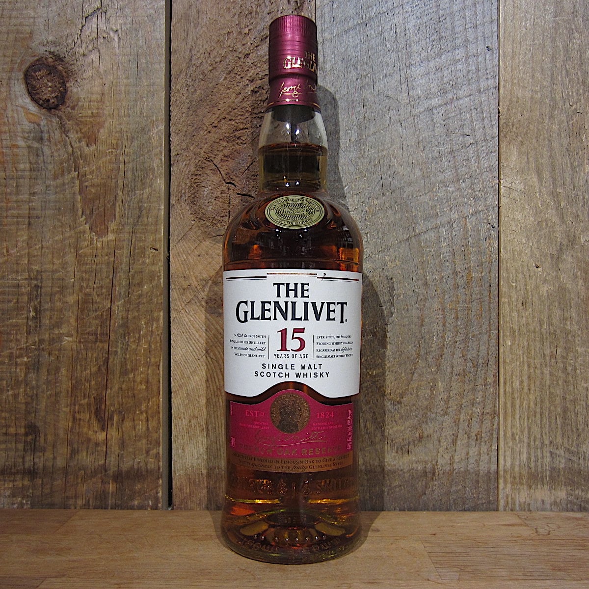 Glenlivet 15 Year 750ml - Oak and Barrel