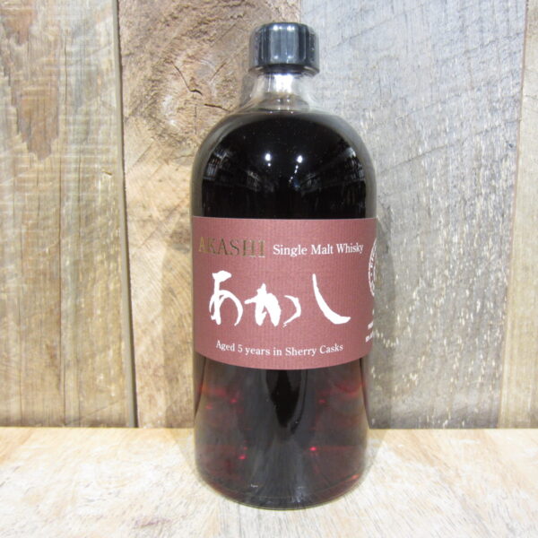akashi single malt sherry cask 5yr eigashima shuzo 750ml 1