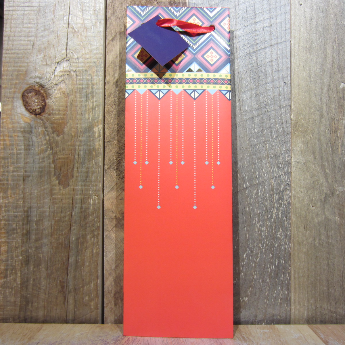 Boho Brights Red Gift Bag Oak And Barrel - 