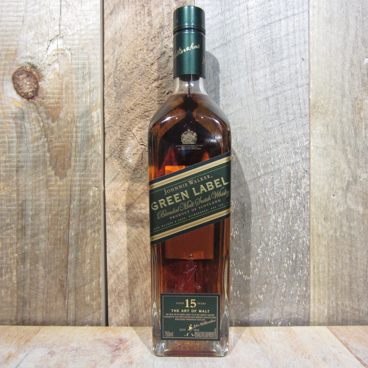 JOHNNIE WALKER GREEN LABEL 750ML - Oak and Barrel