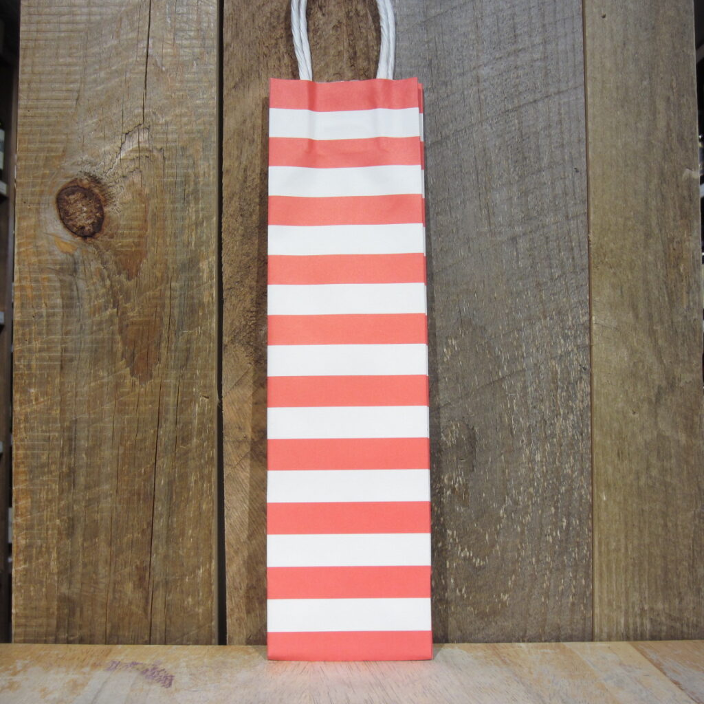 KRAFT RED STRIPE BOTTLE BAG