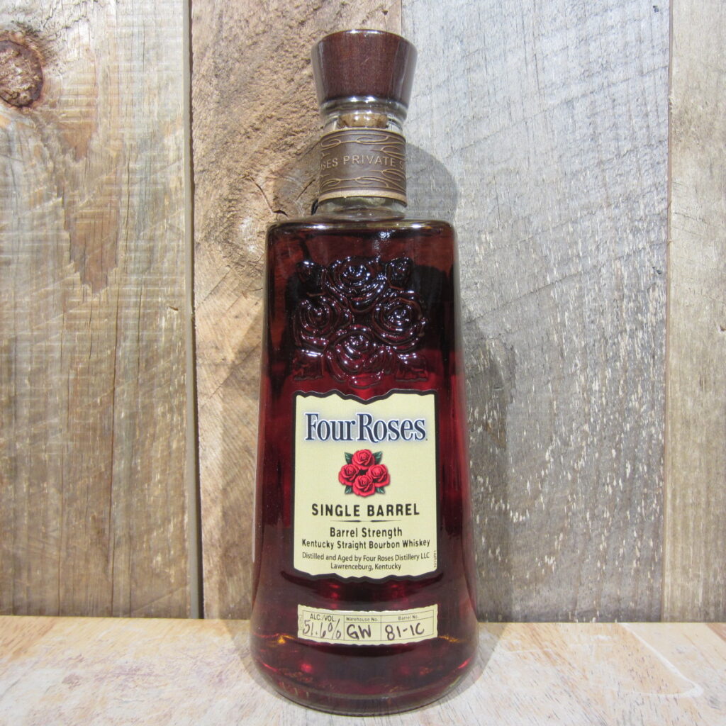 FOUR ROSES SINGLE BARREL BOURBON OBSF PS 103.2 750ML