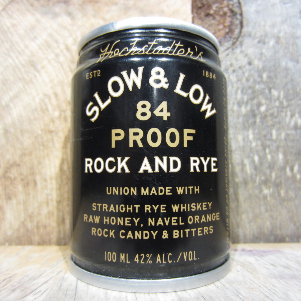 SLOW AND LOW HOCHSTADTERS ROCK AND RYE 100ML