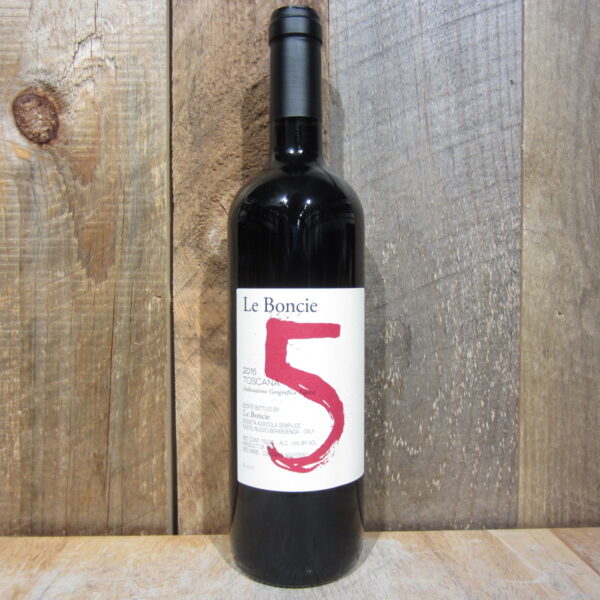 LE BONCIE CINQUE ROSSO DI TOSCANA 2015 750ML