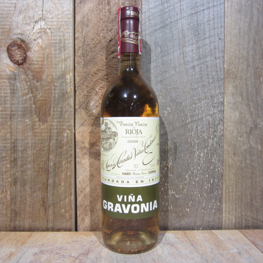 LOPEZ DE HEREDIA VINA GRAVOINIA RIOJA BLANCO 2006 750ML