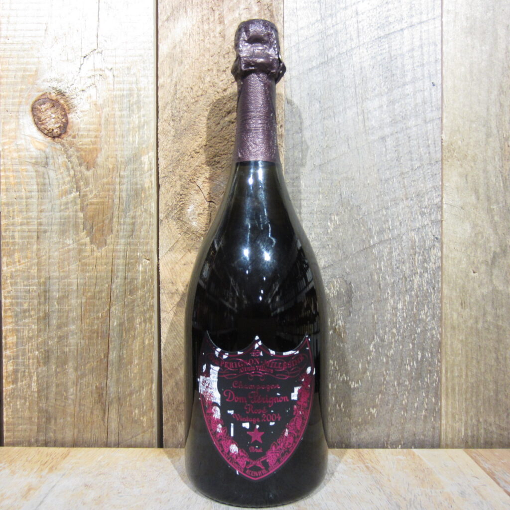 DOM PERIGNON ROSE MICHAEL RIEDEL GIFT 2004 750ML