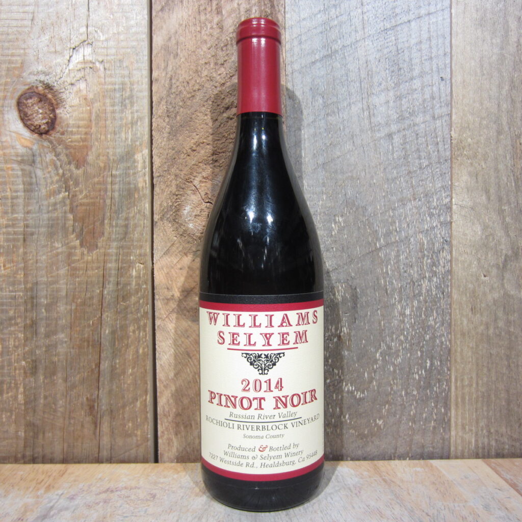 WILLIAMS SELYEM PINOT NOIR ROCCHIOLO RIVERBLOCK 2014 750ML