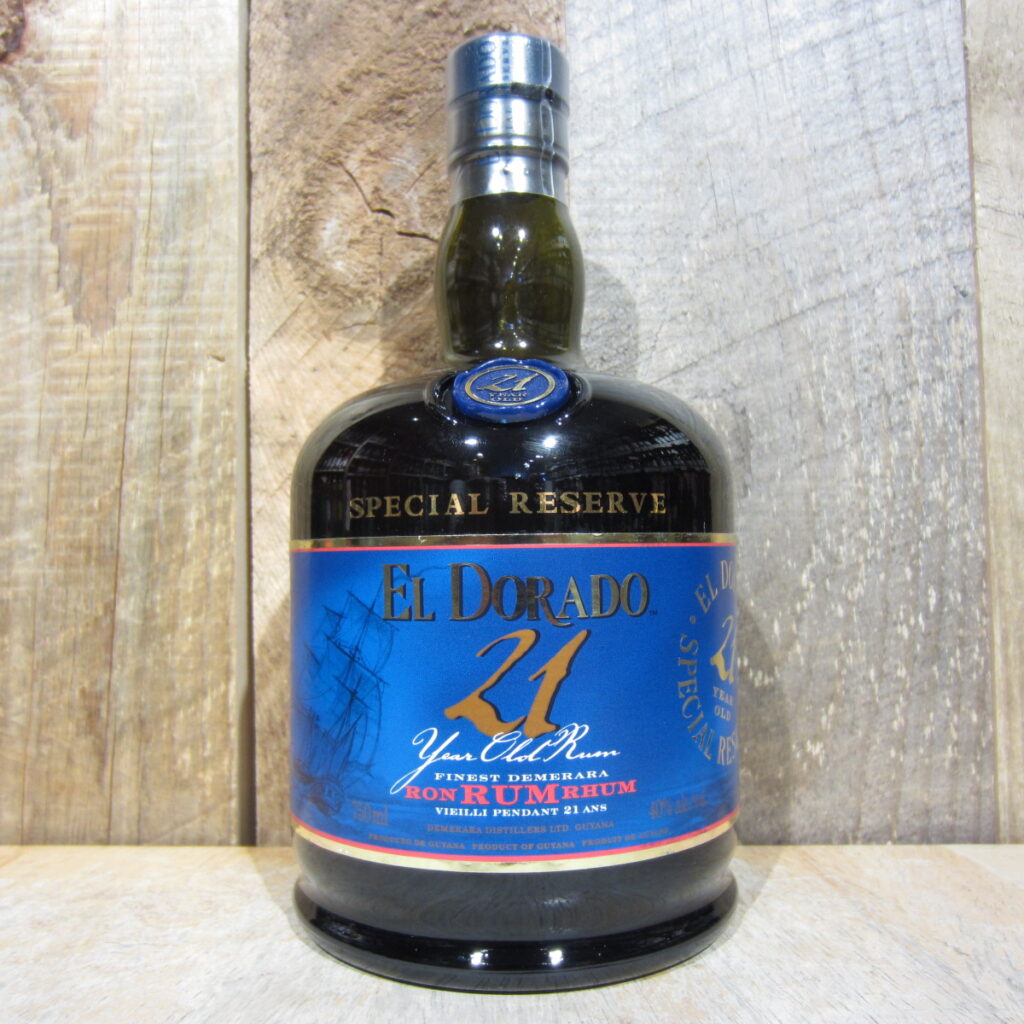 El Dorado 21 Year Rum 750ml - Oak and Barrel