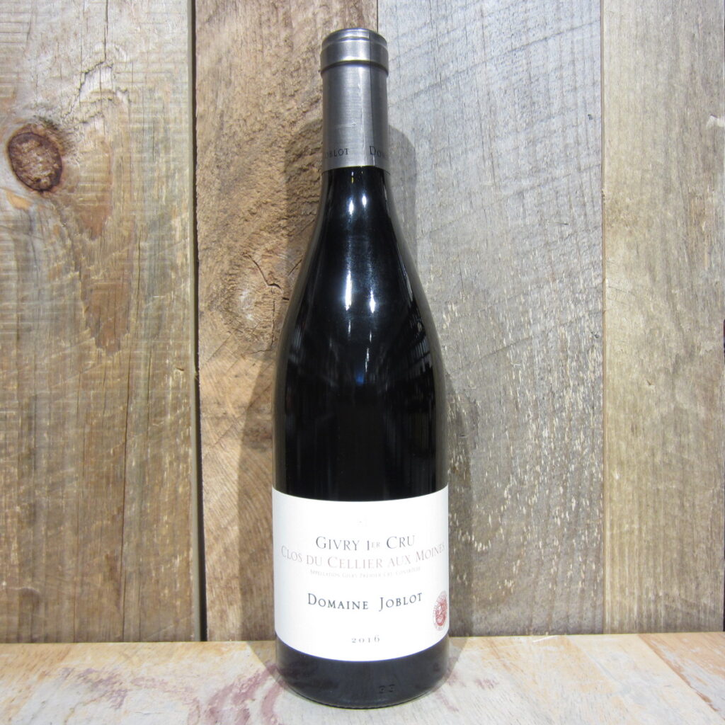 JOBLOT GIVRY CLOS DU CELLIER AUX MOINES 1ER CRU 2016 750ML JOBLOT GIVRY CLOS DU CELLIER AUX MOINES 1ER CRU 2016 750ML