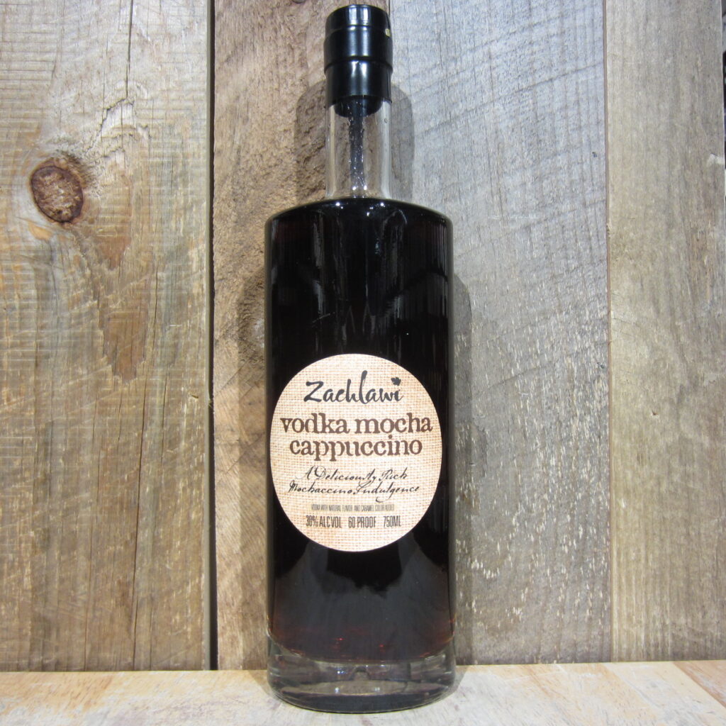 ZACHLAWI MOCHA CAPPUCCINO VODKA 750ML ZACHLAWI MOCHA CAPPUCCINO VODKA 750ML