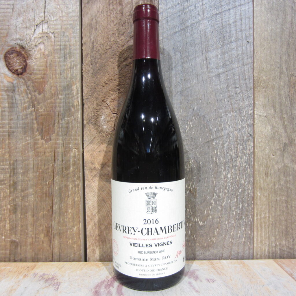 MARC ROY GEVREY CHAMBERTIN VIELLES VIGNE 2016 750ML MARC ROY GEVREY CHAMBERTIN VIELLES VIGNE 2016 750ML