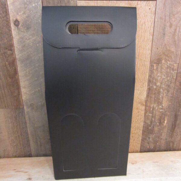BLACK 2 BOTTLE CARRIER BAG e1523665523317