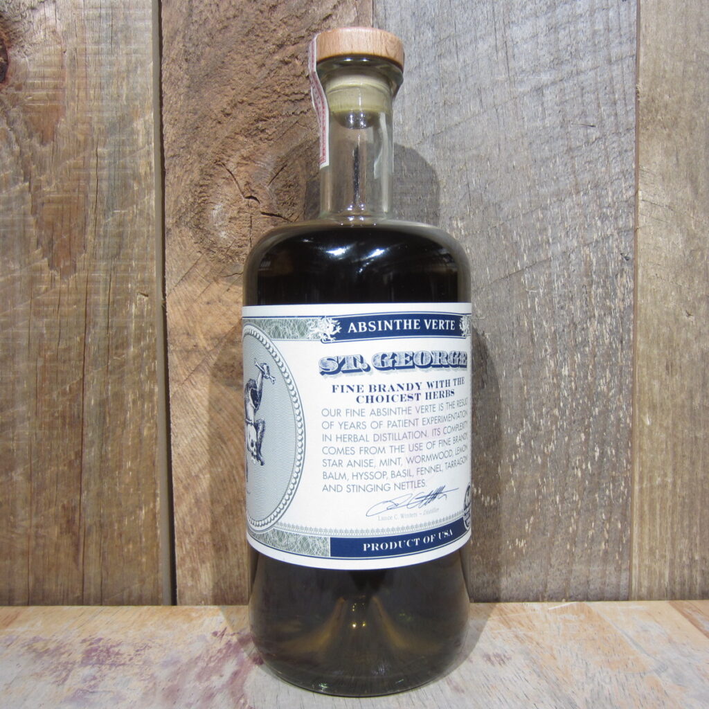 ST GEORGE ABSINTHE VERTE 750ML
