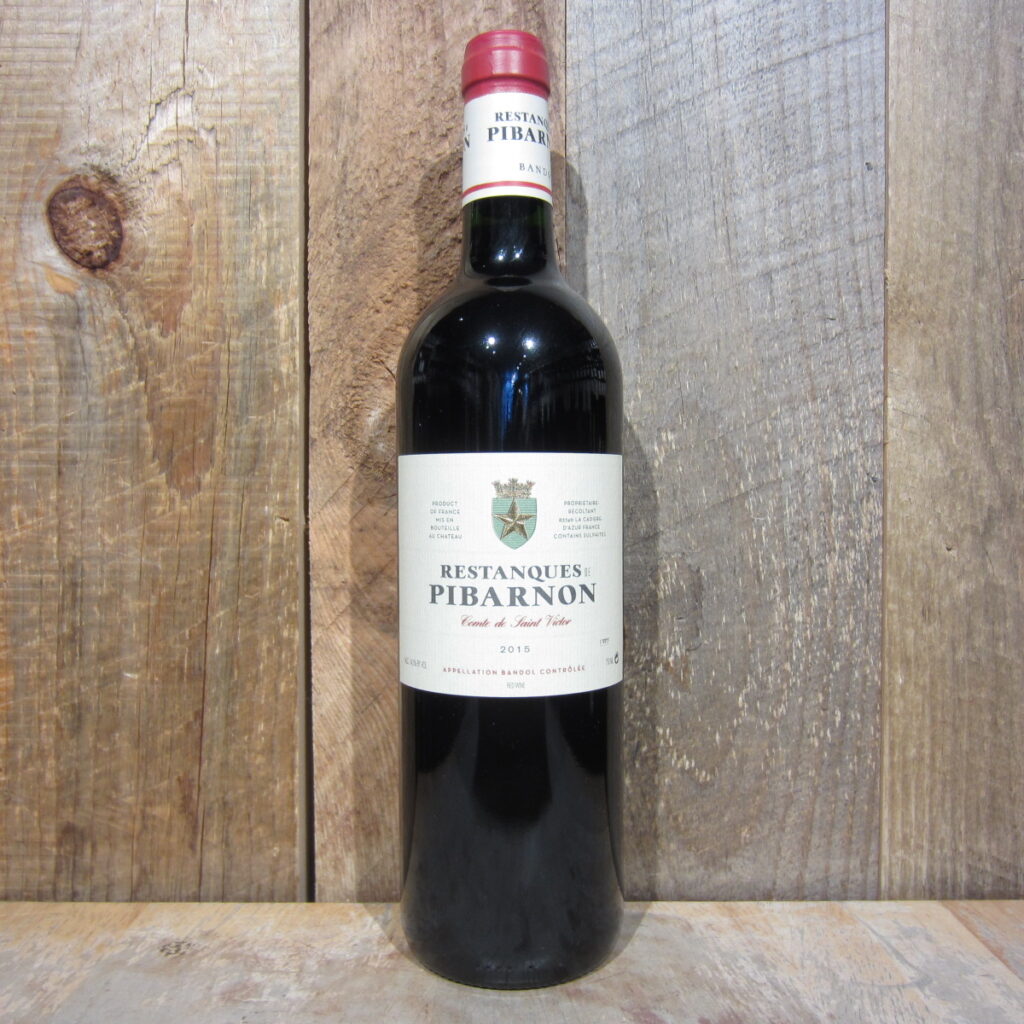 CHATEAU DE PIBARNON BANDOL LES RESTANQUES ROUGE 2015 750ML