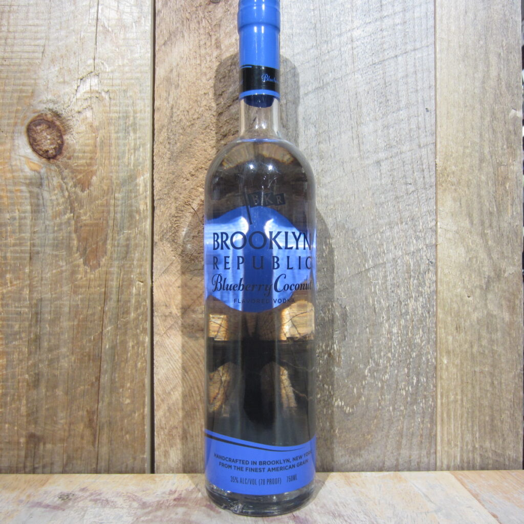 BROOKLYN REPUBLIC BLUEBERRY COCONUT VODKA 750ML