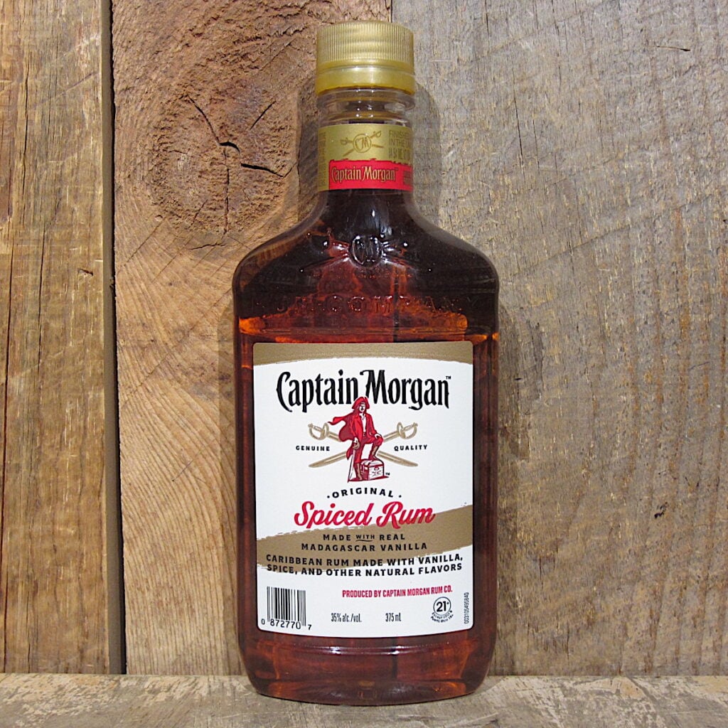 Captain Morgan Original Spiced Rum pint half bottle