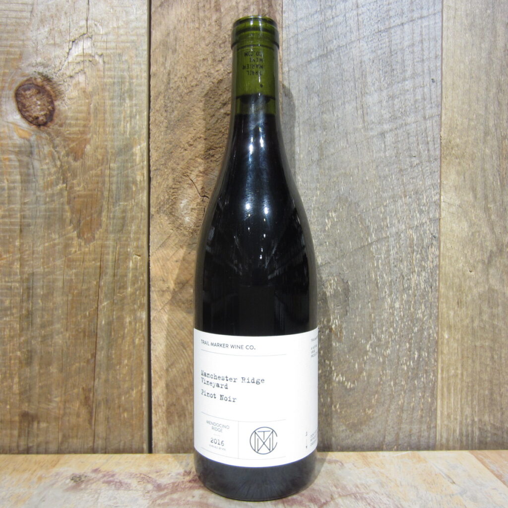 TRAIL MARKER MANCHESTER RIDGE MENDOCINO PINOT NOIR 2016 750ML TRAIL MARKER MANCHESTER RIDGE MENDOCINO PINOT NOIR 2016 750ML