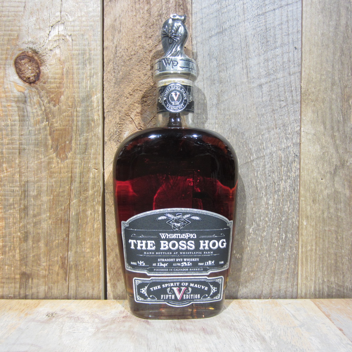 Whistle Pig The Boss Hog V Spirit Of Mauve Single Barrel Rye 13yr 750ml