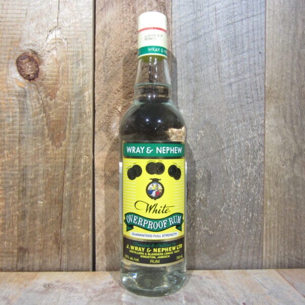 WRAY AND NEPHEW WHITE OVERPROOF RUM 750ML