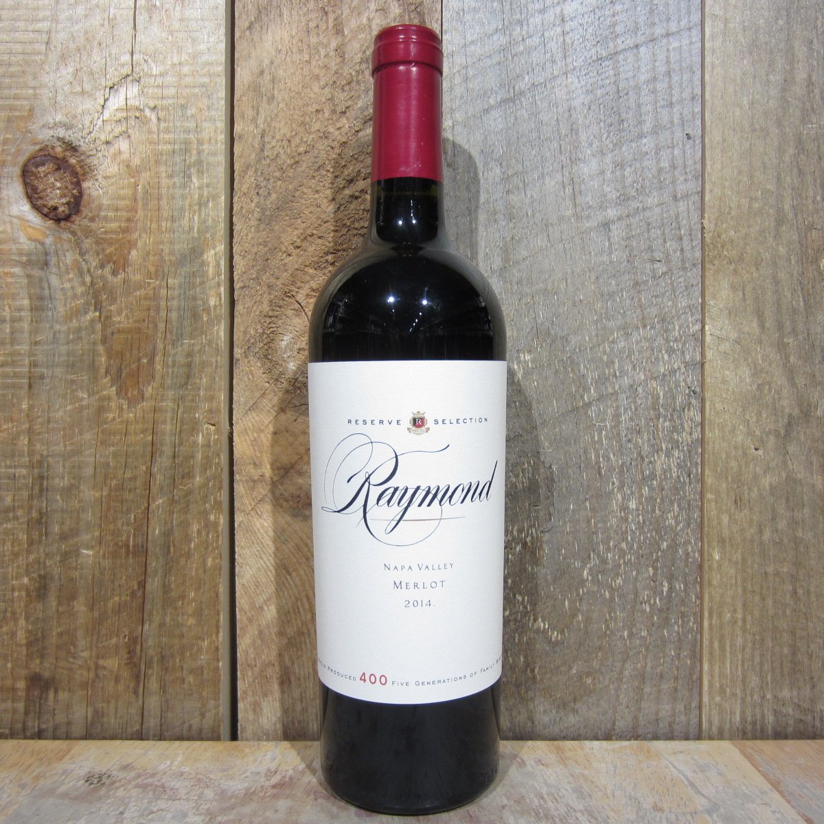 Bottle Raymond Reserve Merlot 2017 Raymond Cabernet Raymond