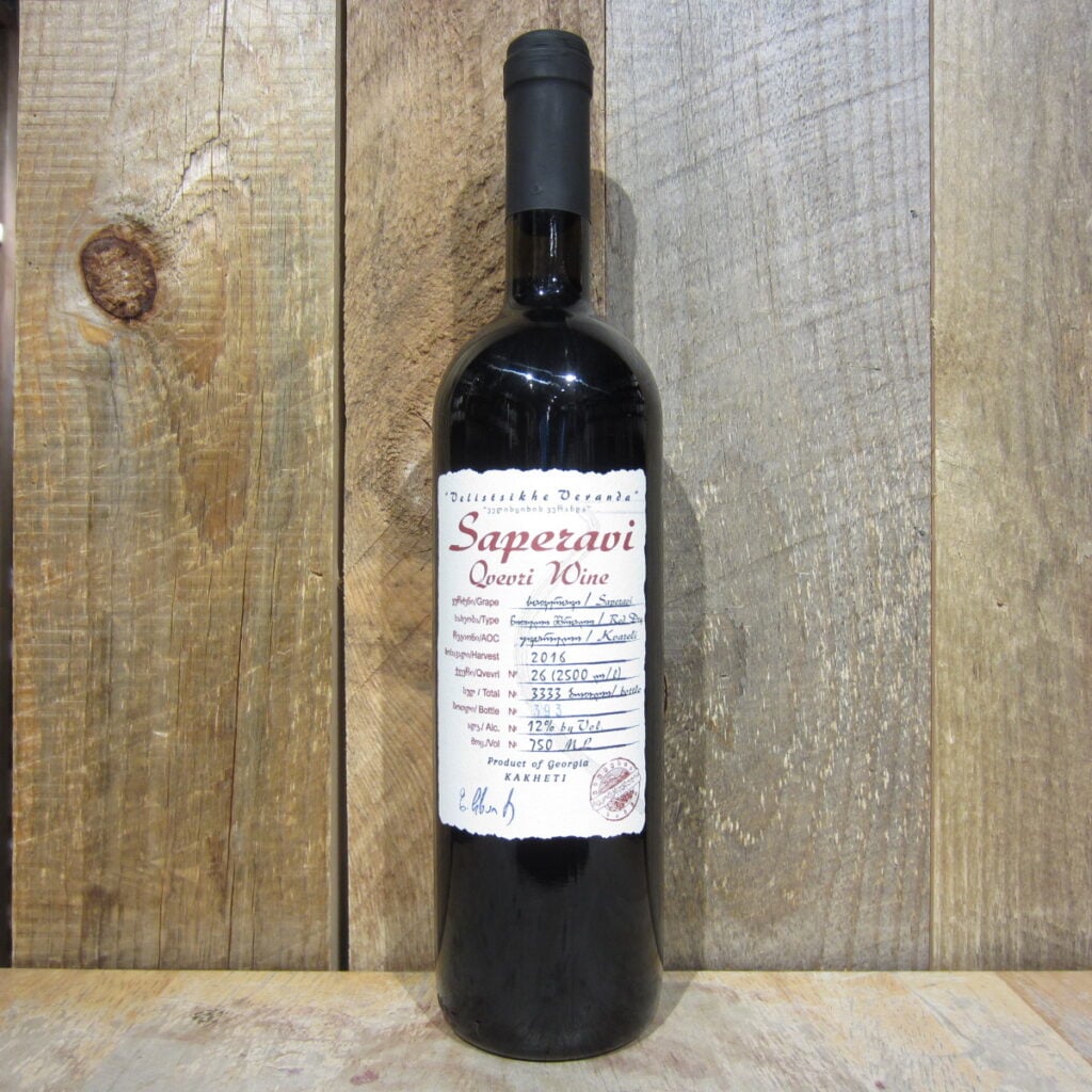 VELISTSIKHE VERANDA SAPERAVI QVEVRI 2016 750ML VELISTSIKHE VERANDA SAPERAVI QVEVRI 2016 750ML