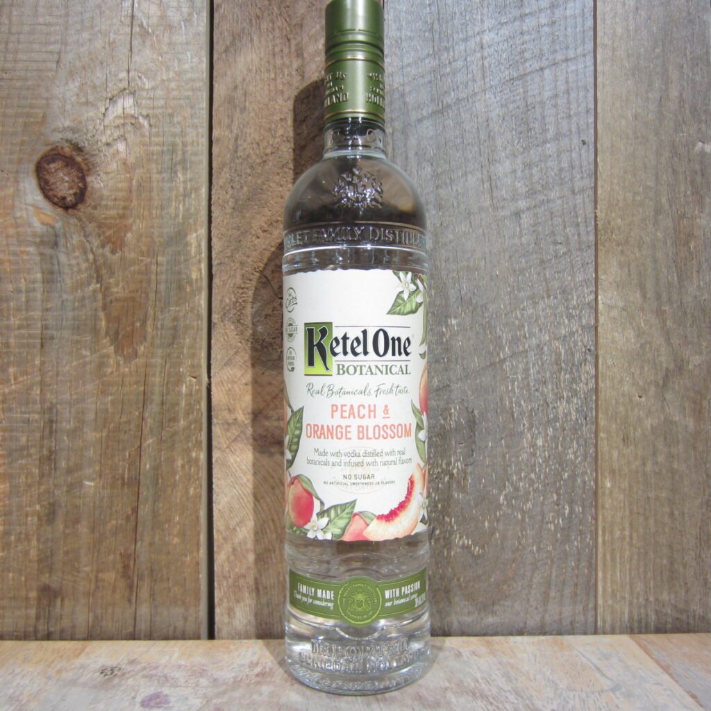 KETEL ONE BOTANICAL VODKA PEACH AND ORANGE BLOSSOM 750ML