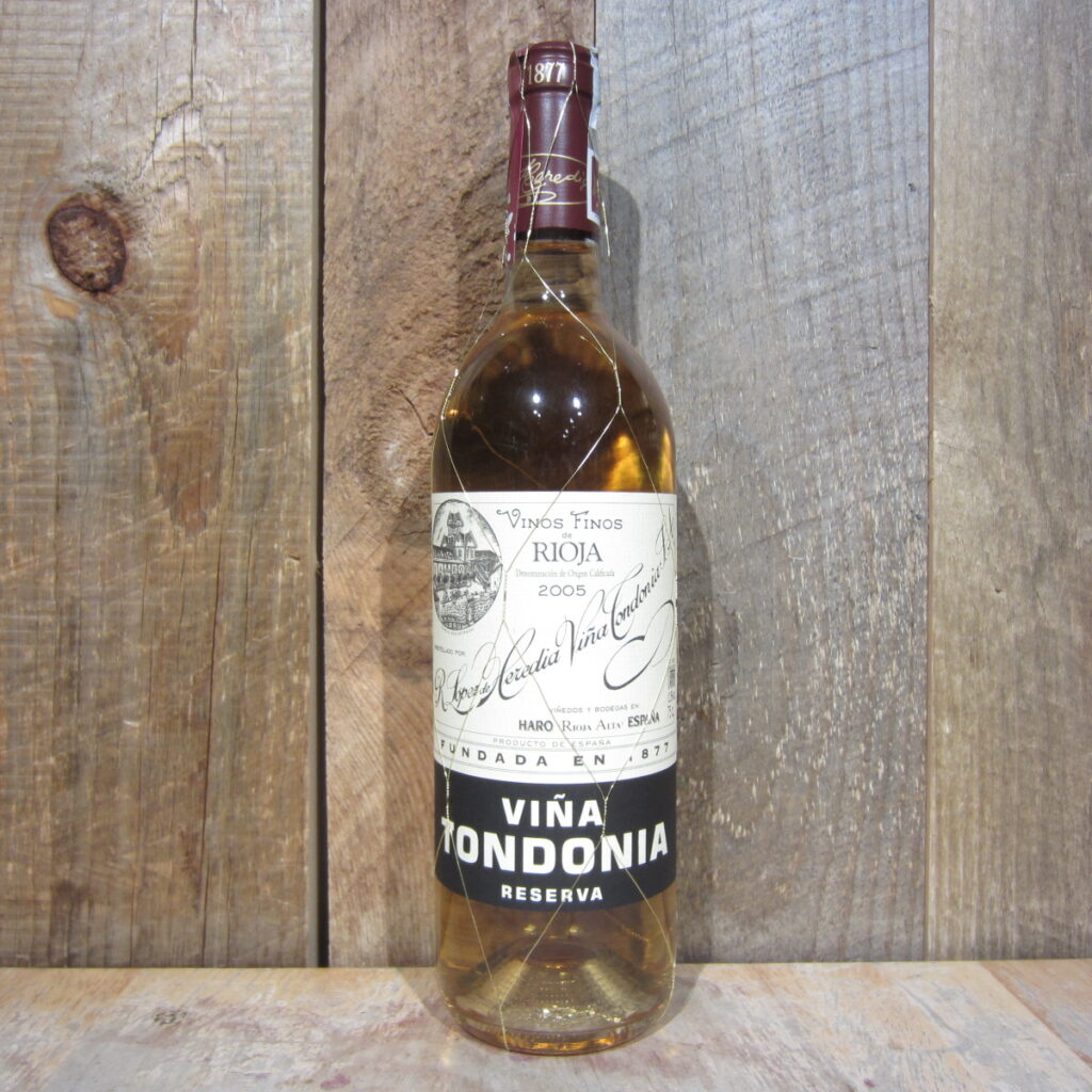 LOPEZ DE HEREDIA VINA TONDONIA RESERVA RIOJA BLANCO 2005 750ML
