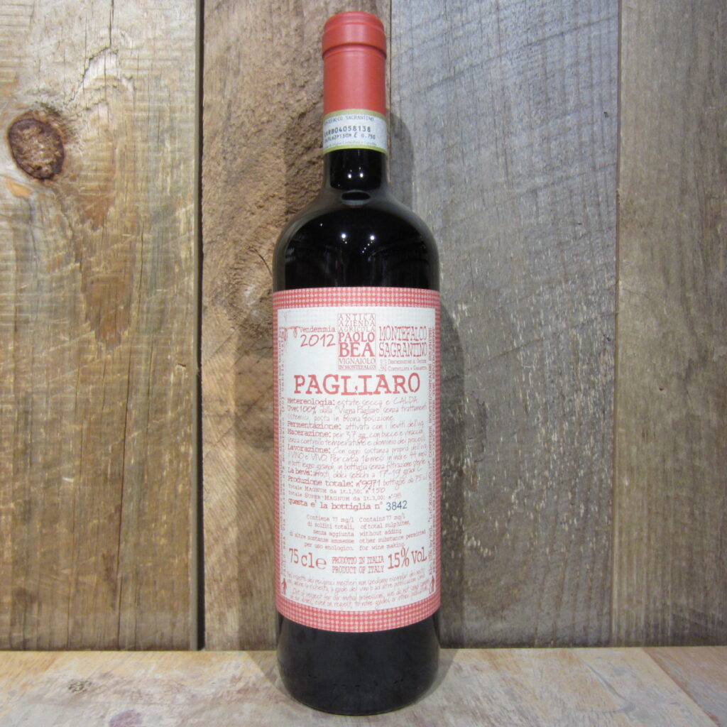 PAOLO BEA SAGRANTINO DE MONTEFALCO PAGLIARO 2012 750ML PAOLO BEA SAGRANTINO DE MONTEFALCO PAGLIARO 2012 750ML
